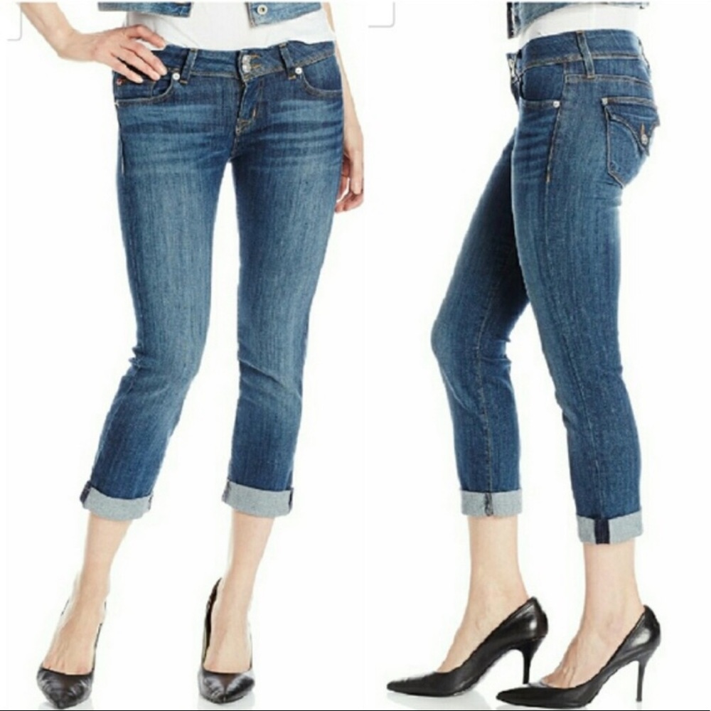 Hudson Ginny Crop Straight Cuff SZ 26